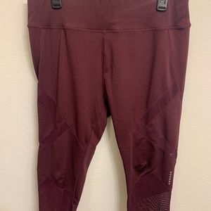 Maroon Leggings Plus Size